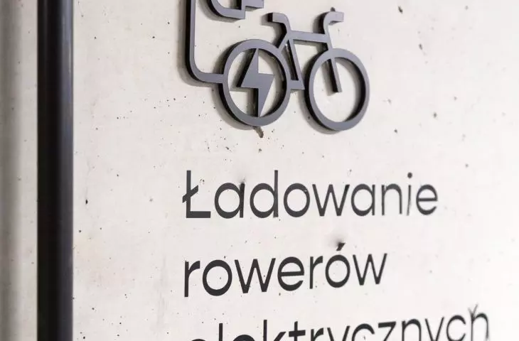 marking the charging area for electric bicycles