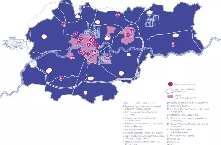 Krakow - public spaces