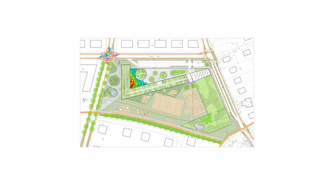 Wyróżnienie równorzędne, proj.: FAAB Architektura Adam Białobrzeski Adam Figurski s.c.