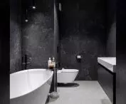 dark bathroom