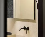 detail of a bright bathroom