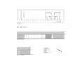 Yoga house in Portugal, floor plan and elevations
