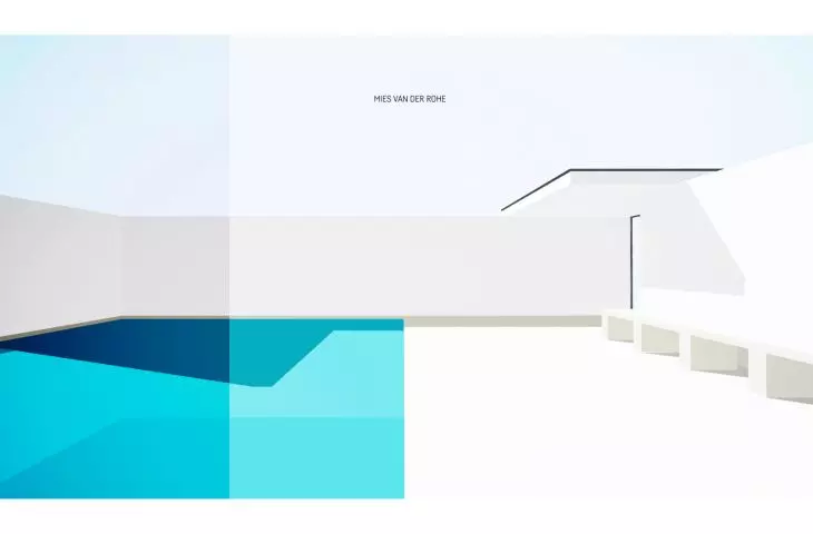 Barcelona Pavilion, designed by Ludwig Mies van der Rohe