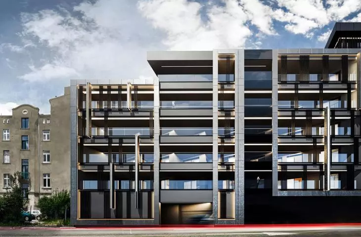 Three heights of the New Iron building