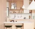 small, bright kitchen