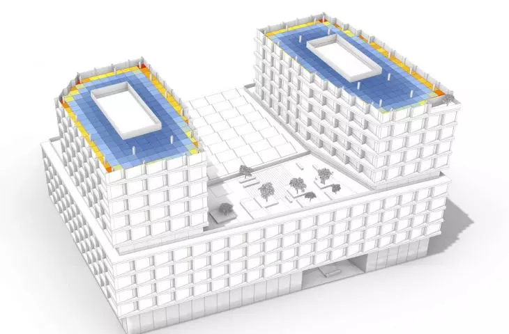Spatial Daylight Autonomy analysis of office space
