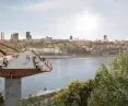 Footbridge in Warsaw