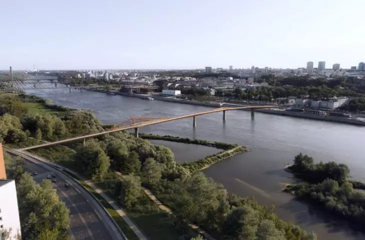 Kładka w Warszawie