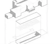 Eastern Territories Museum project, axonometry