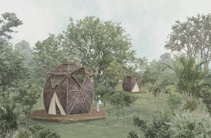 Projekt The Lotus Hut w Kambodży