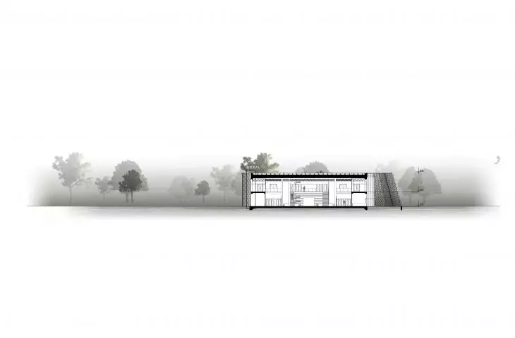 Projekt Generator Brzegi, II miejsce, przekrój BB