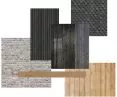 collage of materials used