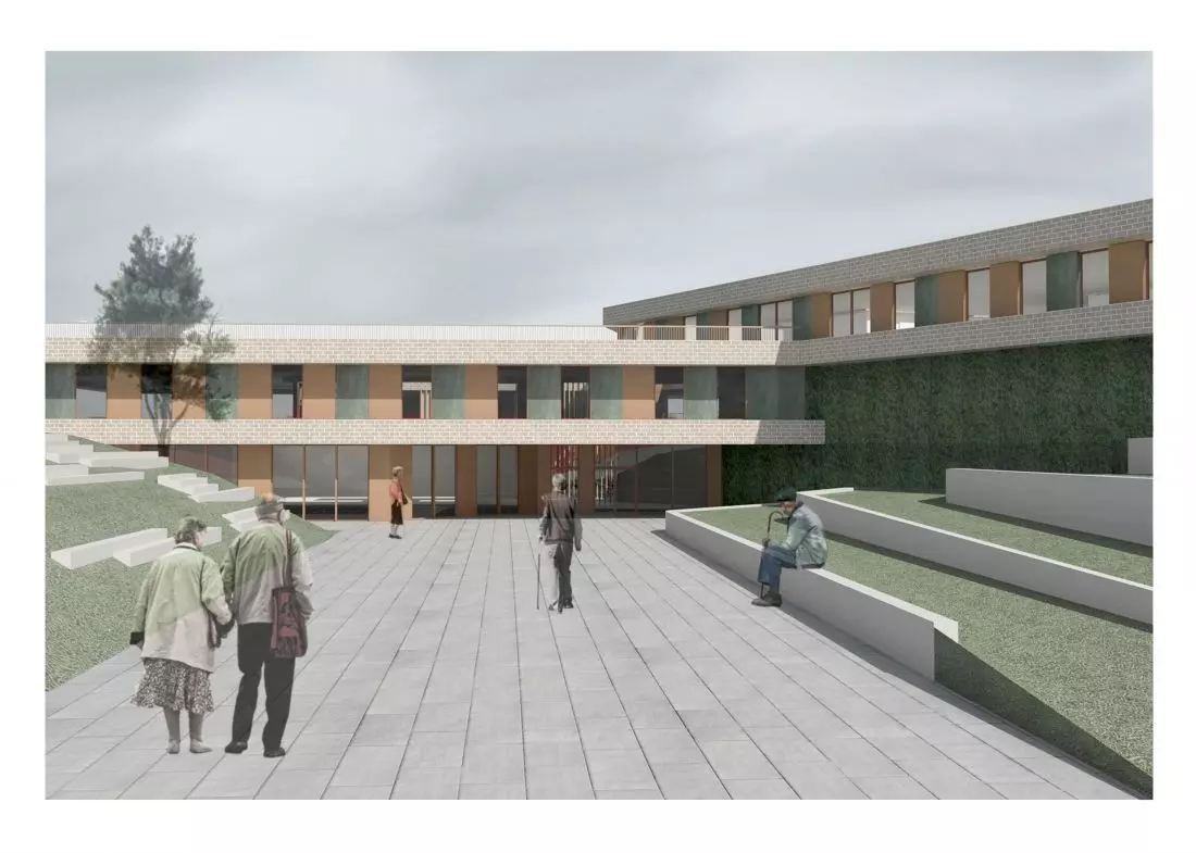 I nagroda
w konkursie na projekt Centrum Opieki Geriatrycznej