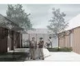 First prize in the competition for the design of the Geriatric Care Center
