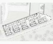 I nagroda w konkursie na projekt Centrum Opieki Geriatrycznej, rzut 2 piętra