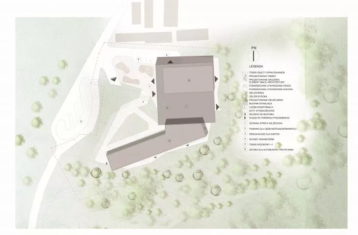 II nagroda w konkursie na projekt Centrum Opieki Geriatrycznej, PZT