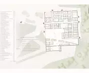 II nagroda w konkursie na projekt Centrum Opieki Geriatrycznej, rzut parteru