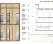 III nagroda w konkursie na projekt Centrum Opieki Geriatrycznej, detal