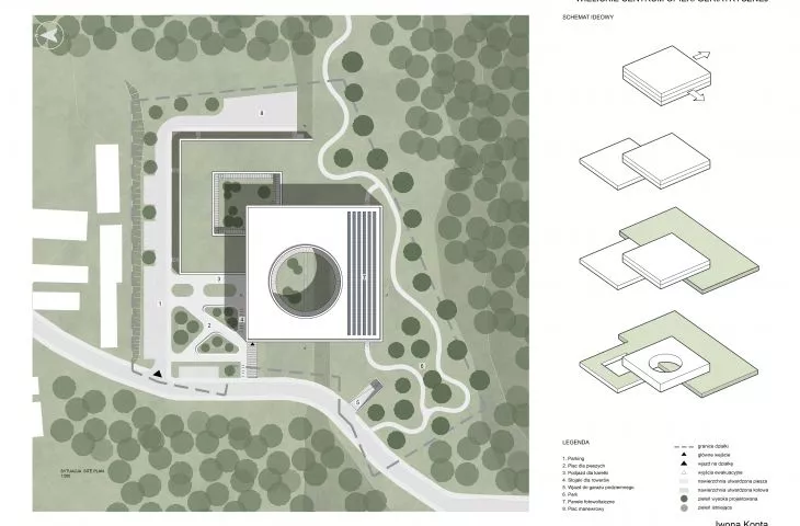  III nagroda w konkursie na projekt Centrum Opieki Geriatrycznej, PZT