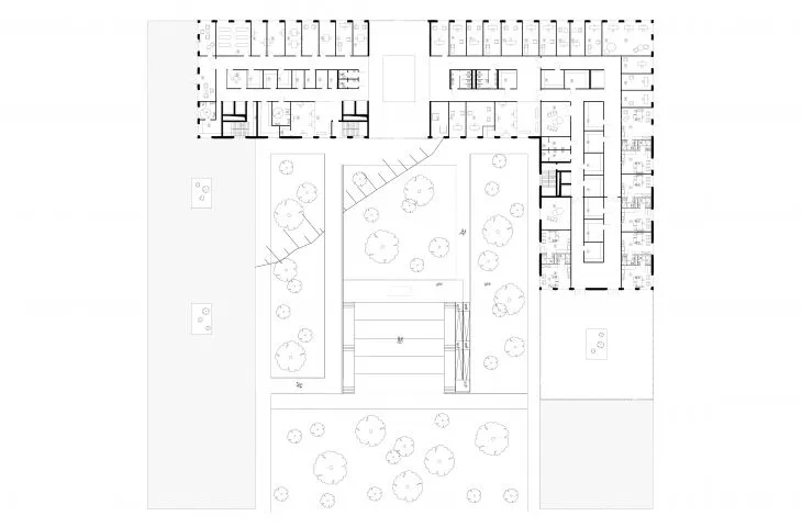  I Nagroda Internautów w konkursie na projekt Centrum Opieki Geriatrycznej, piętro