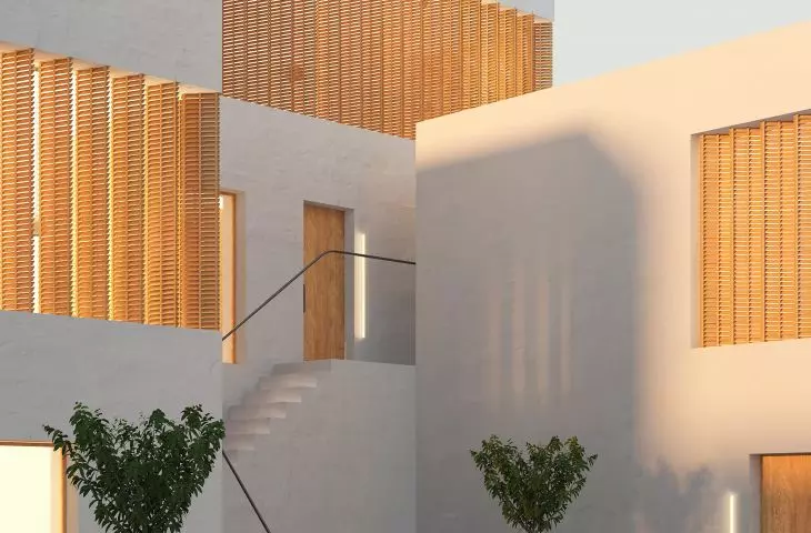 Projekt hotelu w Grenadzie, wieczór