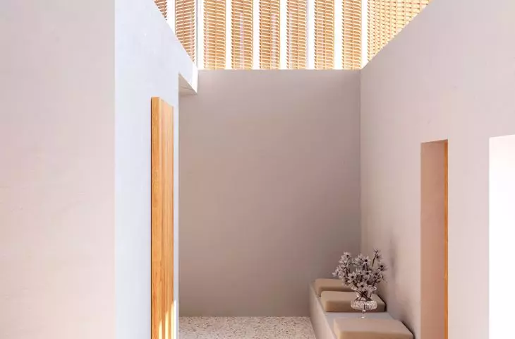Interior of a hotel in Granada