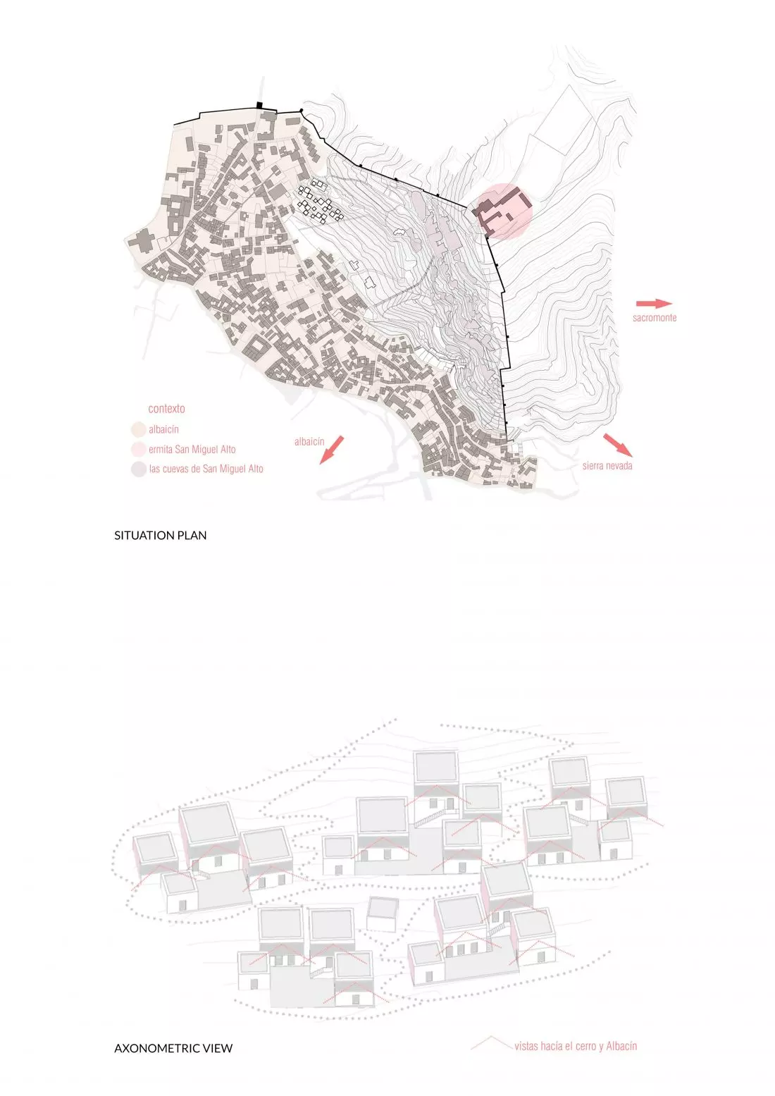 Hotel
w Grenadzie, plan zagospodarowania terenu