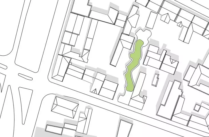 Zielona plomba w Krakowie, plan zagospodarowania terenu