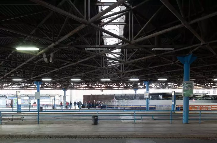 stan obecny dworca autobusowego, Zvonařka