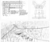 Yoga house, construction detail