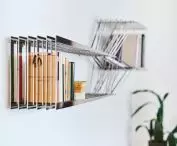 designerska półka na książki