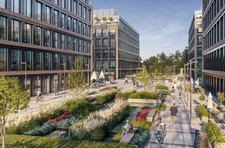 the area inside the project is to be excluded from vehicular traffic
