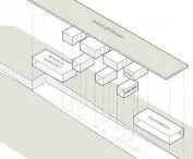 Hostel for cyclists, functional scheme