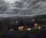 Forma nawiązuje do nowoczesnej stodoły 
