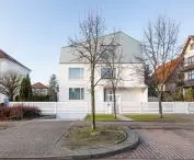 The form of the house is a contemporary interpretation of historical blocks from the surroundings