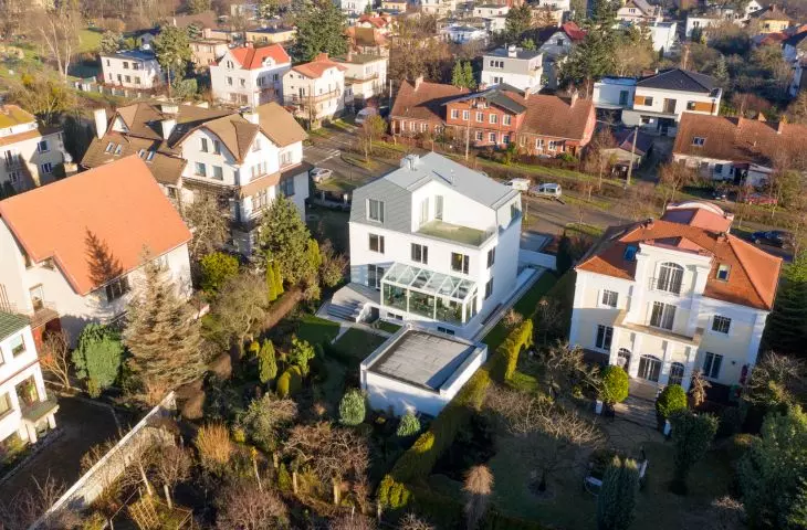 view from the garden