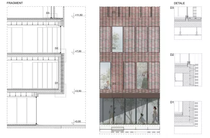 Creative Activity Center, design details