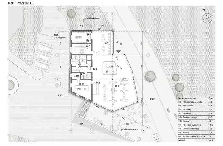 Creative Activity Center, first floor plan