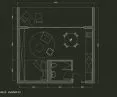 Projekt TINY HOUSES, rzut na planie kwadratu