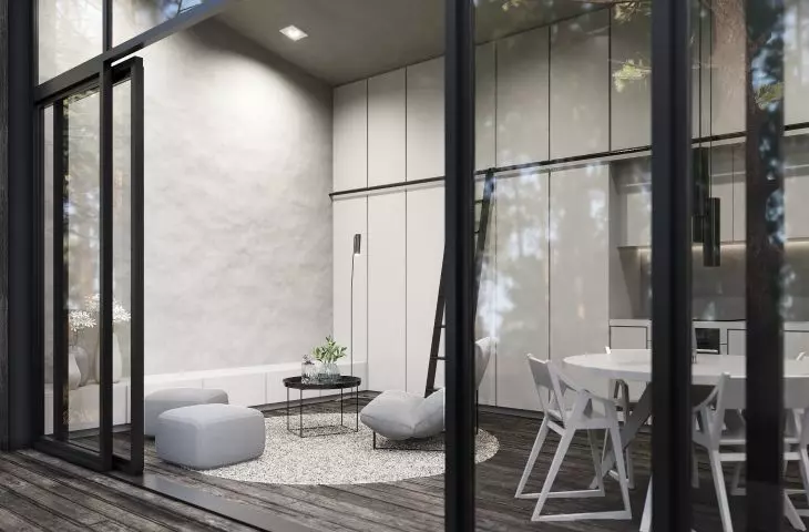TINY HOUSES project, furniture development