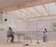 Wnętrze przestrzeni edukacyjnej