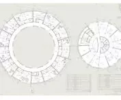 Nature therapy center in Rudy, 1st floor plan