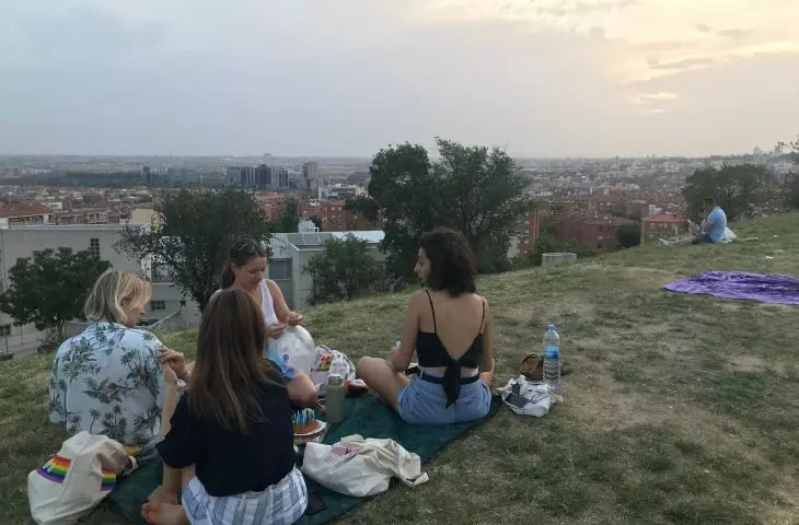 Practicing in Madrid, spending time together