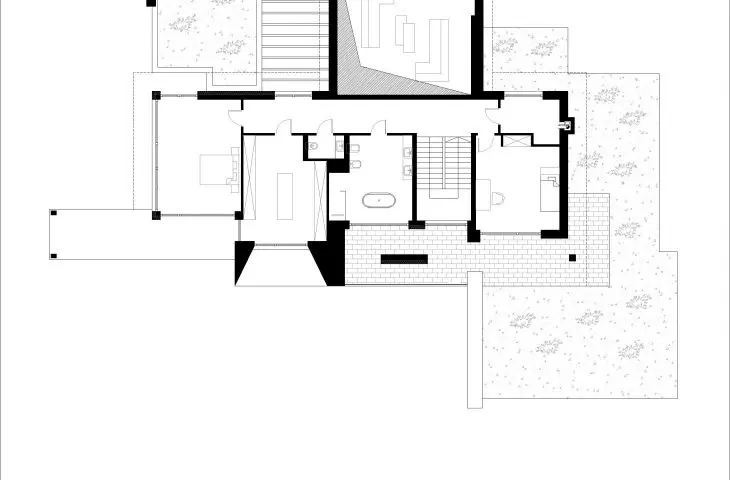 Corten Villa, floor plan