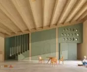interior of one of the classrooms