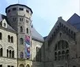 The middle part of the castle during the Ethno Port festival, view from St. Marcin Street.