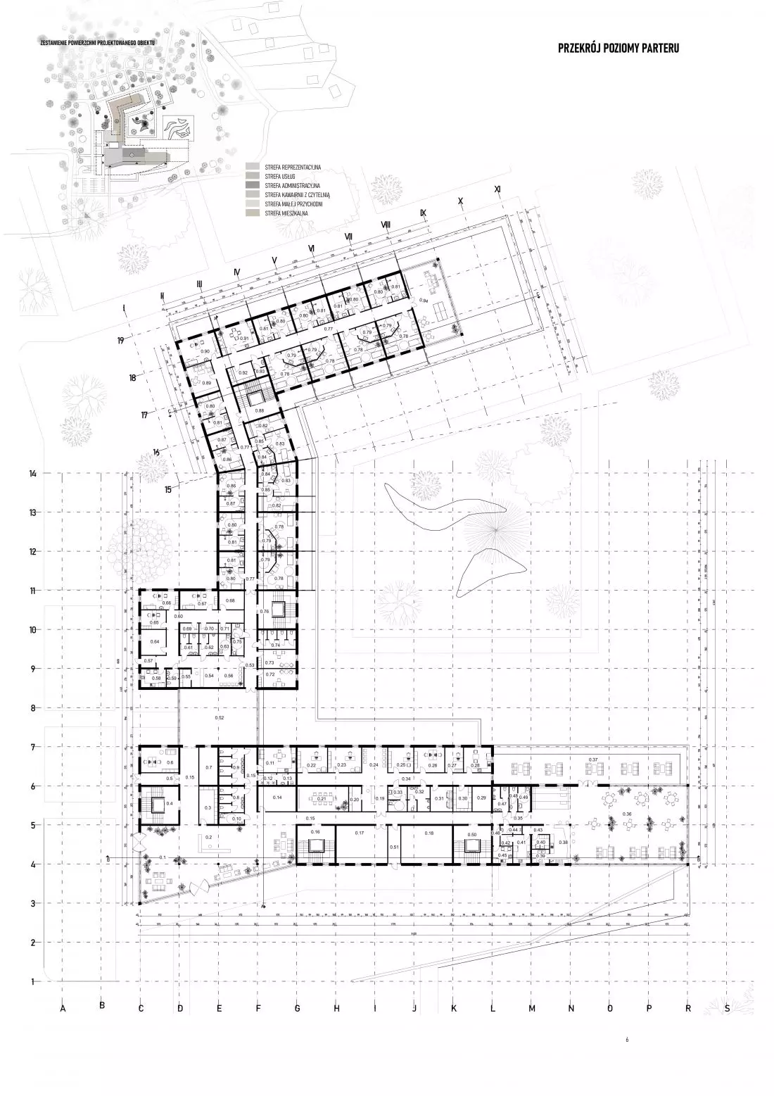 Sanatorium w Birczy,
parter