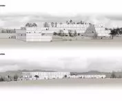 Bircza sanatorium, elevations
