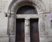 German edifices were polonized in a simple way - foreign sculptures or symbols were removed and replaced with native ones