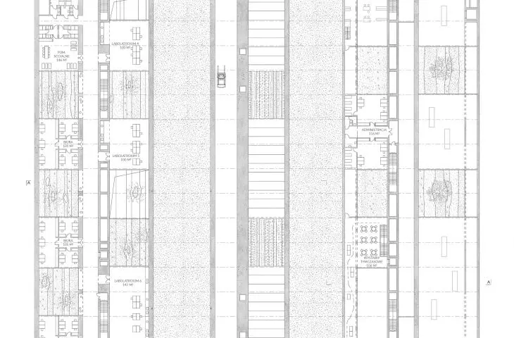 Floor plan of the Research Center